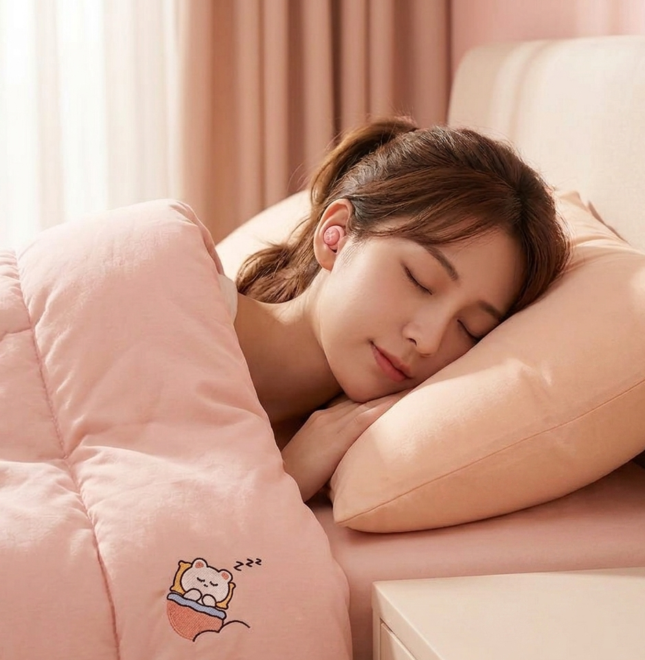 bouchon anti bruit femme dort