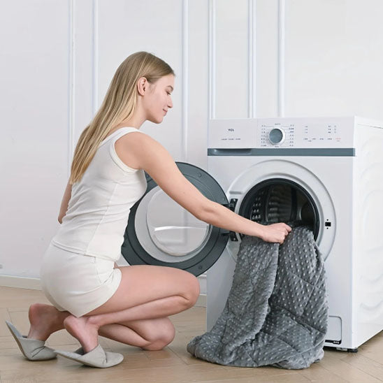 couverture lestee enfant mere mets laveuse