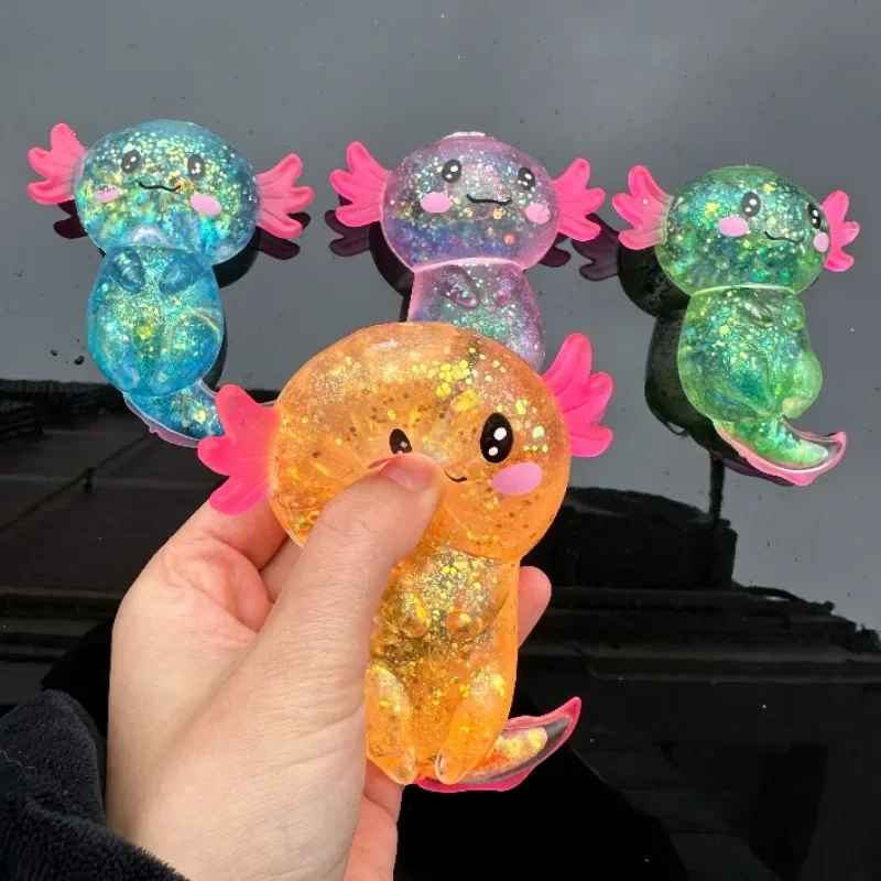 squishy axolotl ecraser orange
