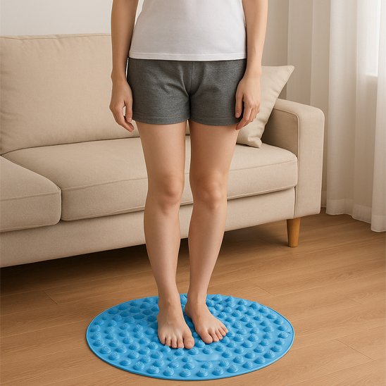 Acupression tapis rond adulte