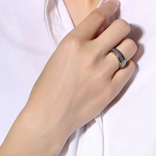 Bague anti stress argent