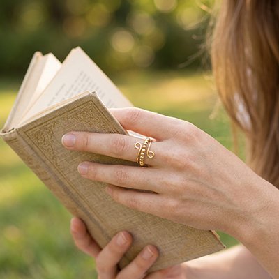 Bague anti stress femme
