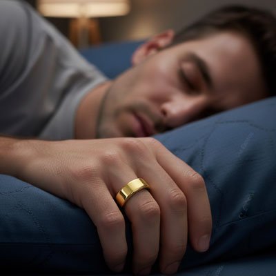 Bague anti stress homme dort