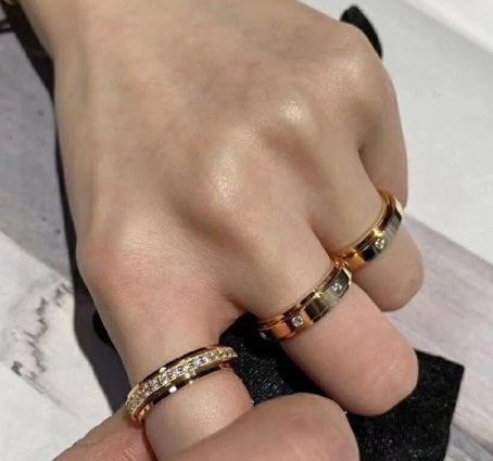 bague anti stress femme | Rotative Diamants™