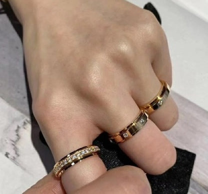 bague anti stress femme | Rotative Diamants™