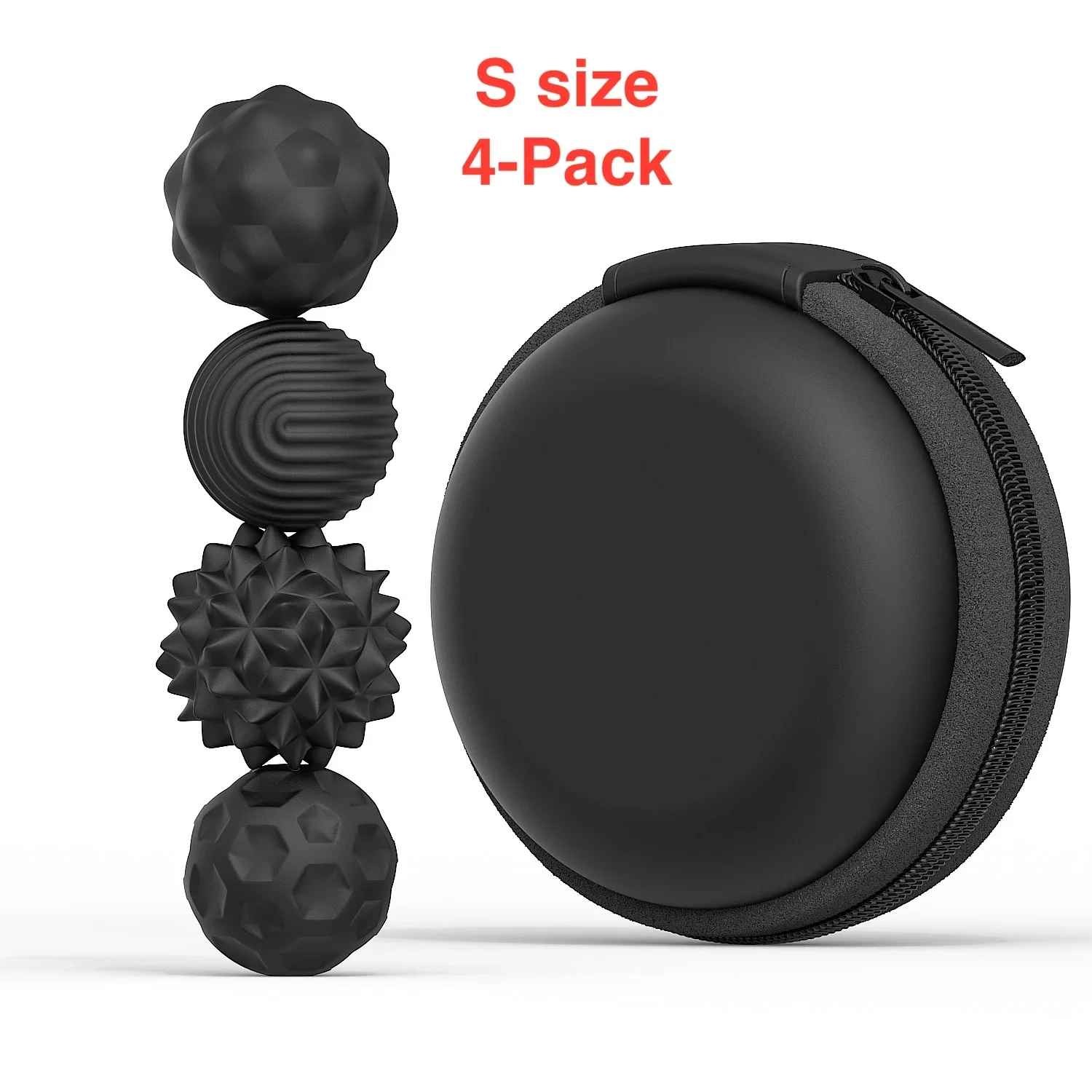 balle anti-stress s 4 noir