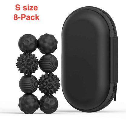 balle anti-stress 8 S noir