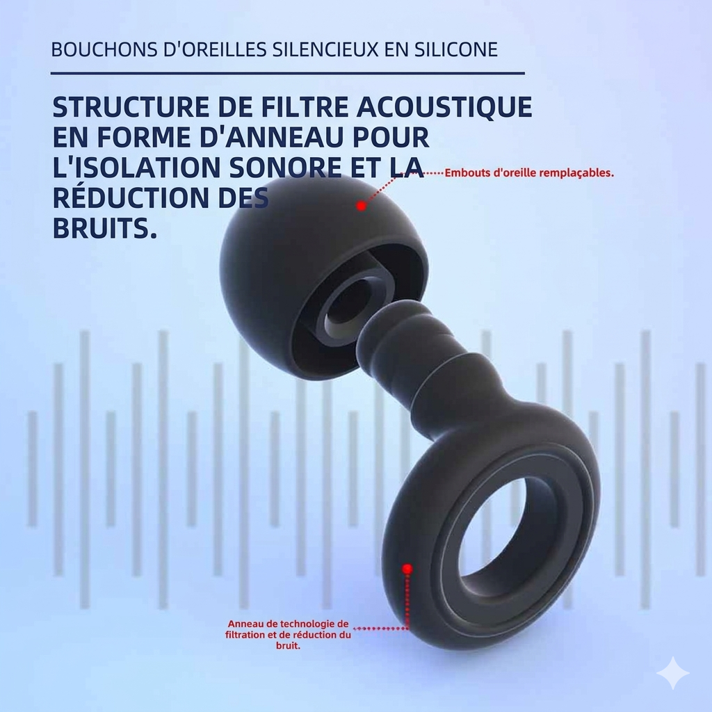 bouchon d oreille 28db confort silicone fabrication