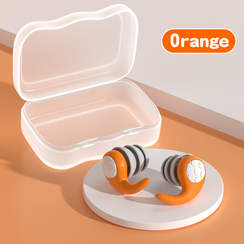 bouchon oreille anti bruit triple isolation orange