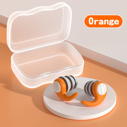 bouchon oreille anti bruit triple isolation orange