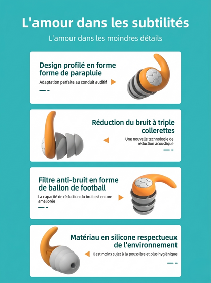 bouchon oreille anti bruit triple isolation