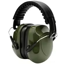 casque anti-bruit adulte vert