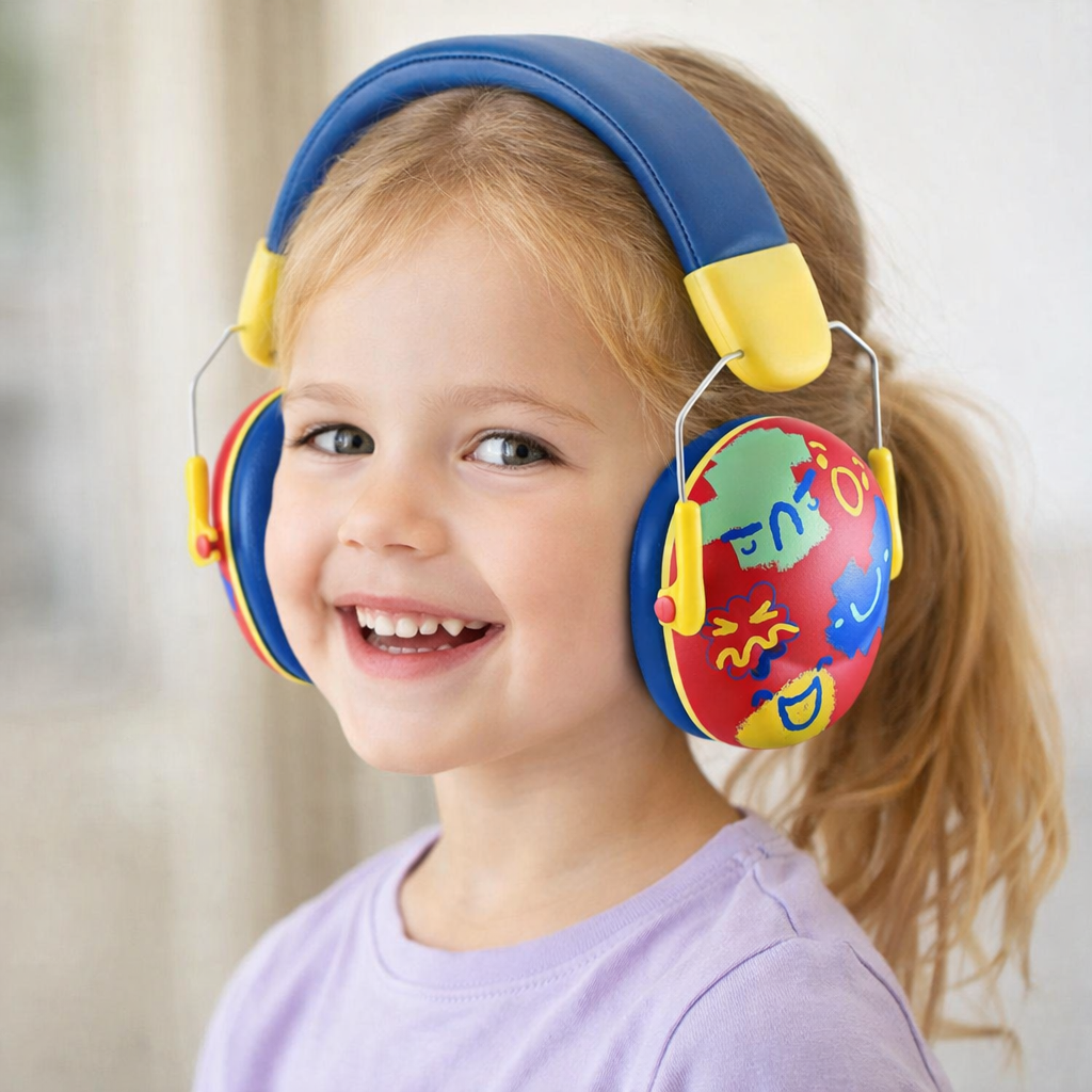 casque anti bruit autisme motif d interet colore fillette