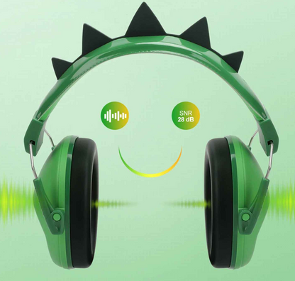 casque anti bruit enfant dino 28db