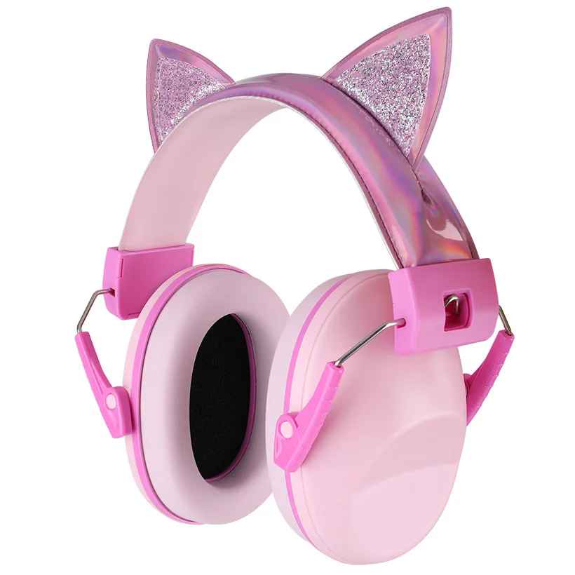 casque anti bruit enfant funny rose 1