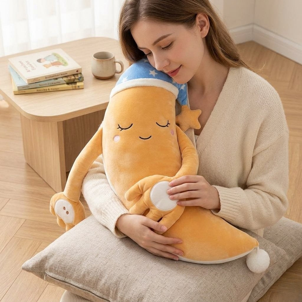 coussin lune bras femme