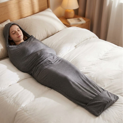 couverture lestee compressive-femme lit