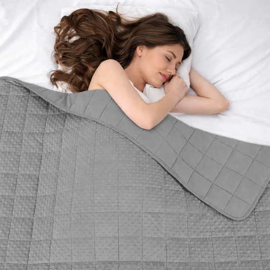 couverture lestée reve femme dort