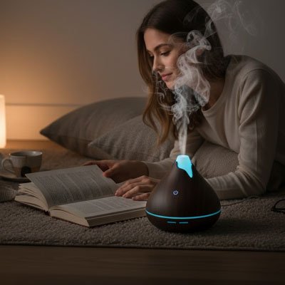 diffuseur deparfum soir lecture