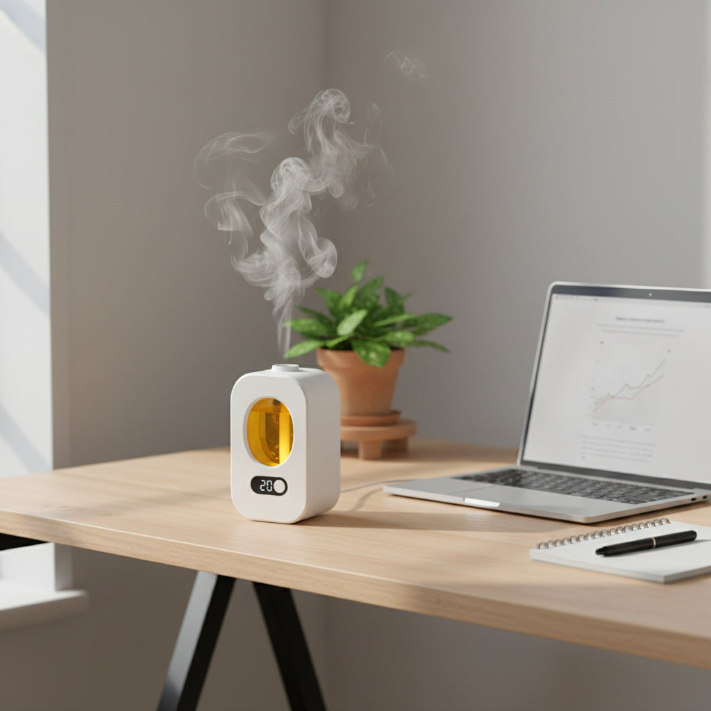 diffuseur de parfum table de travail