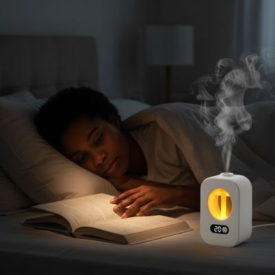 diffuseur de parfum ambiance lit