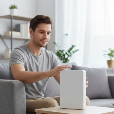 diffuseur huile essentielle moderne intelligent salon homme