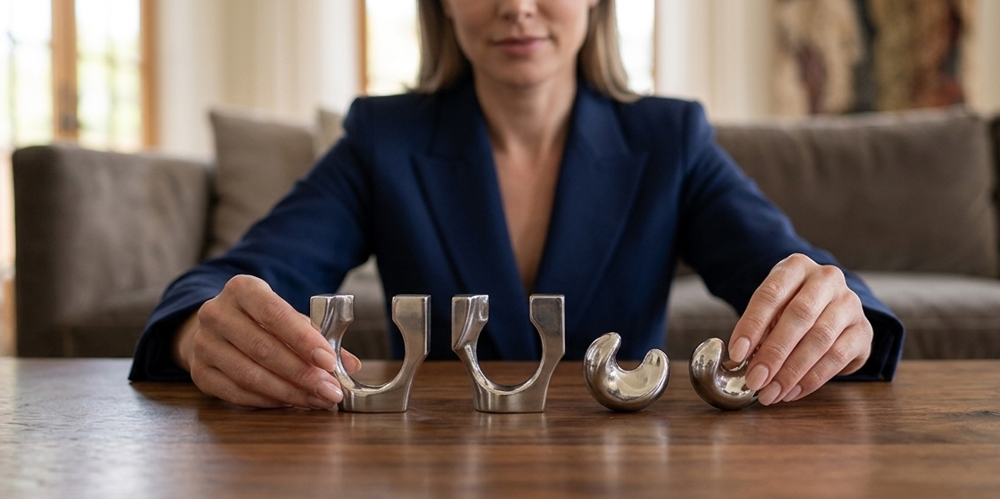 fidget spinner cube en pieces sur table