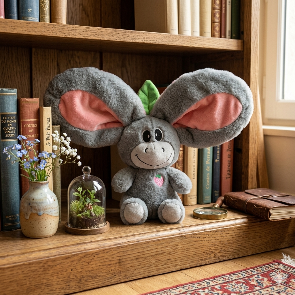 peluche anti stress ane oreille ouvertes_