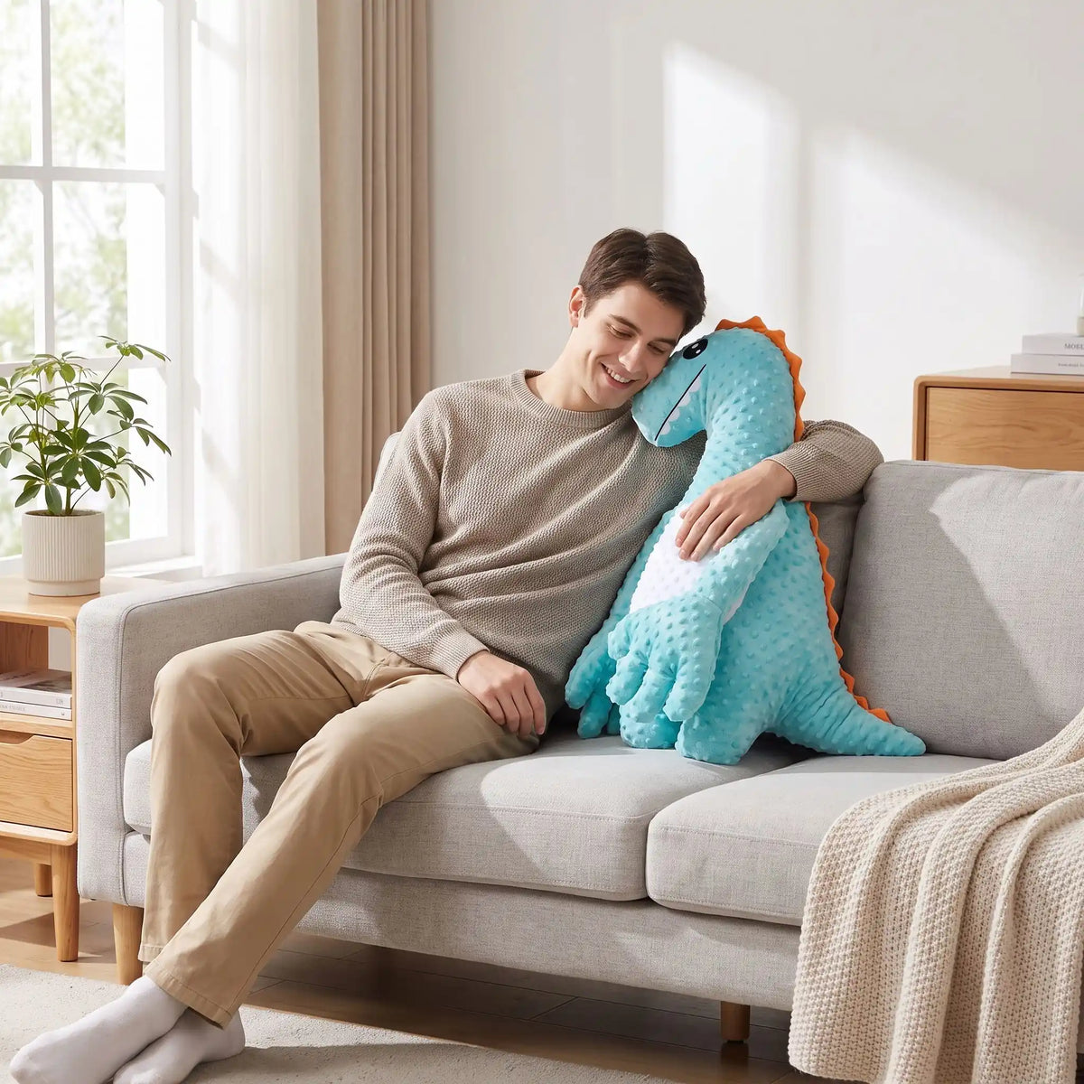 peluche géante câlin homme