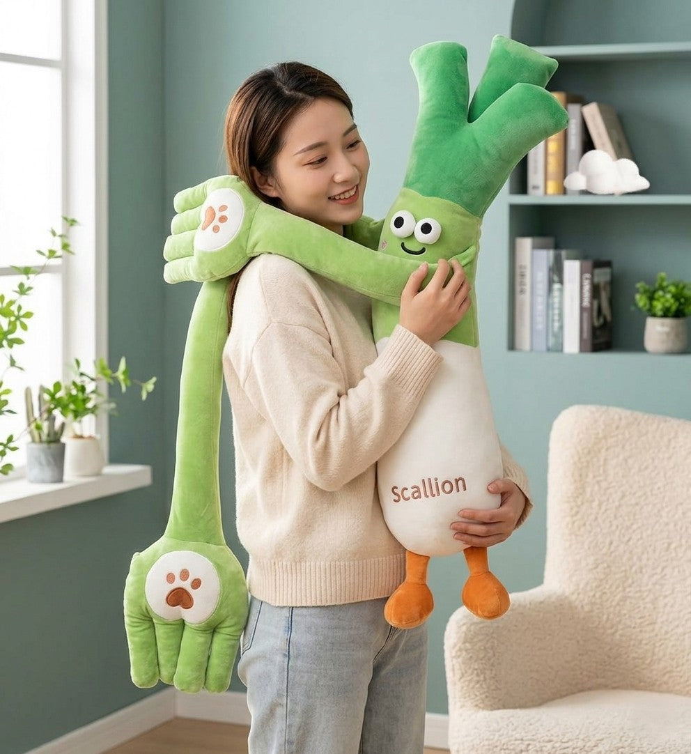 peluche geante echalote bras femme