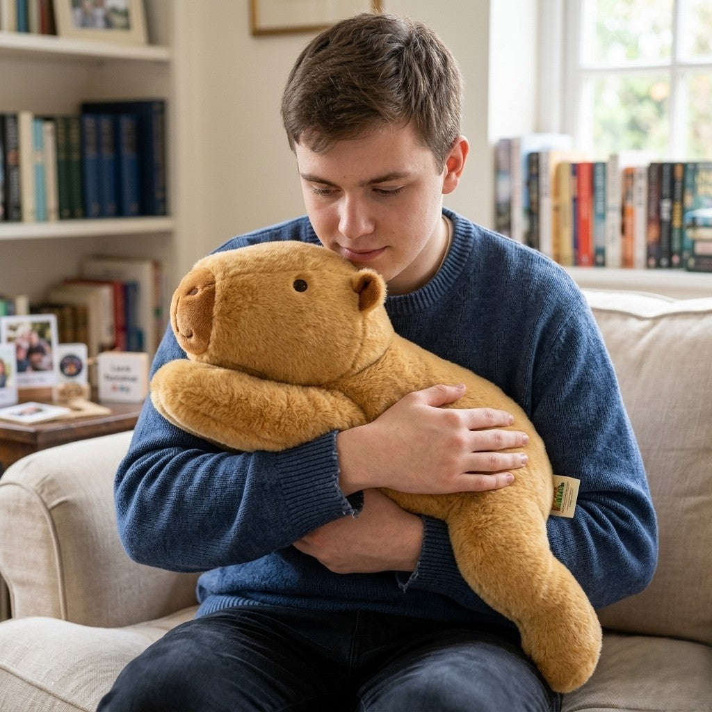 peluche lestee capybara bras tsa