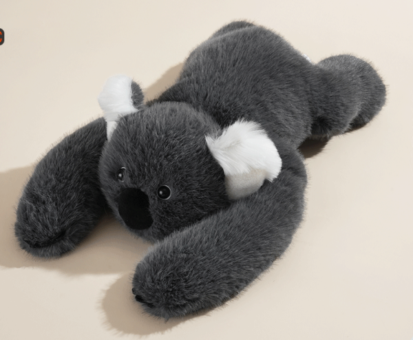 peluche lestee koala sur ventre