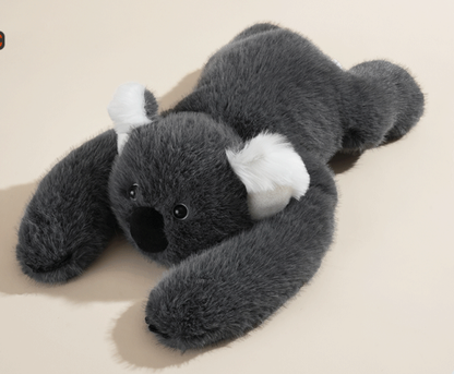 peluche lestee koala sur ventre