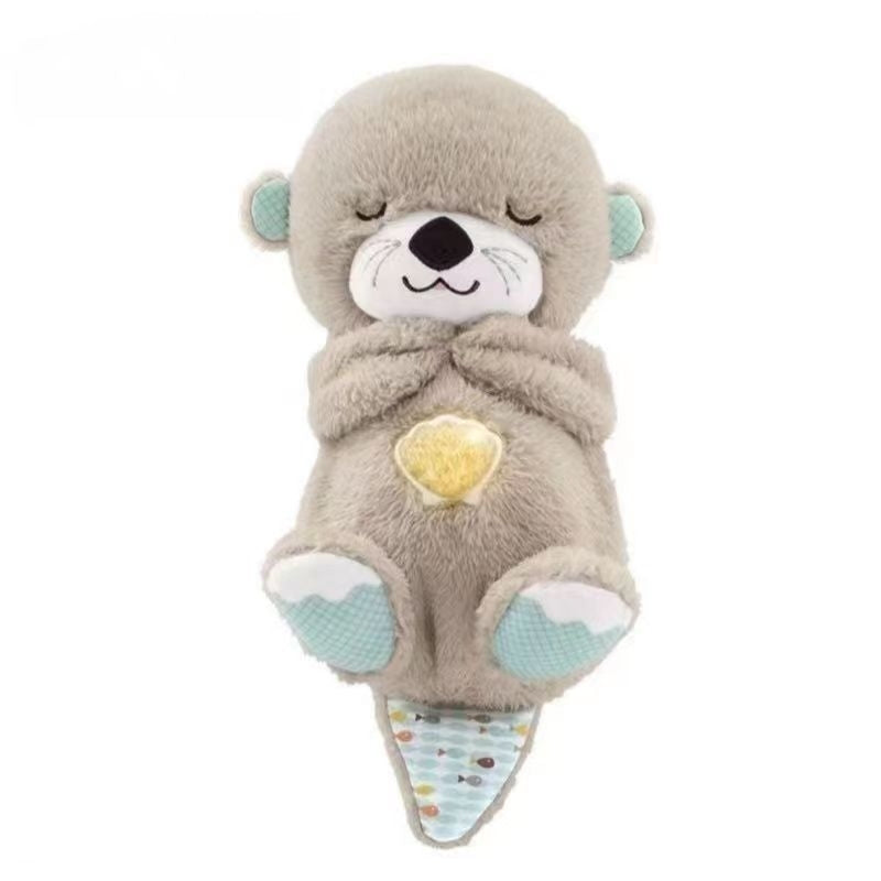 peluche loutre qui respire