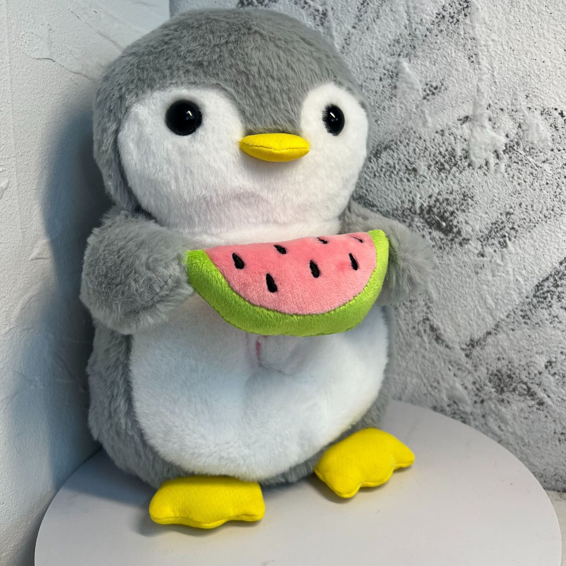 peluche veilleuse pingouin melon