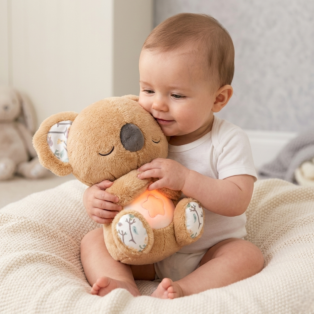 peluche qui respire pour adulte koala mignon bras bebe
