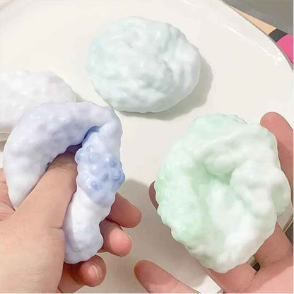 squishy balle texture mains