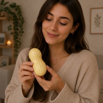 squishy cacahuète mains femme