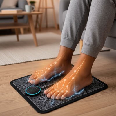 Tapis d acupression électrique pieds