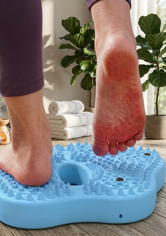 tapis d acupression gonflable compact dessouspieds