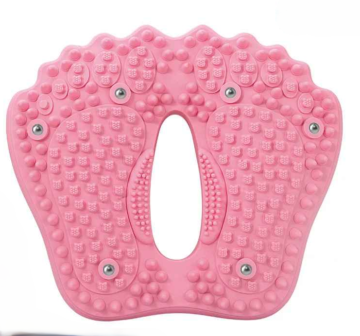 tapis d acupression gonflable compact rose