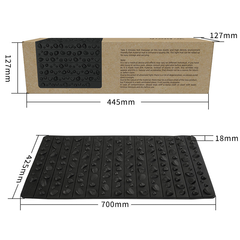 tapis d acupression noir mesure